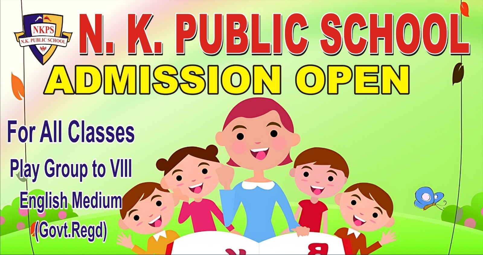 Banner : N. K. PUBLIC SCHOOL